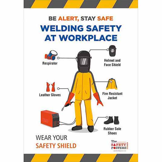 Construction Safety – Welding Safety at Workplace – thesafetyposters.com