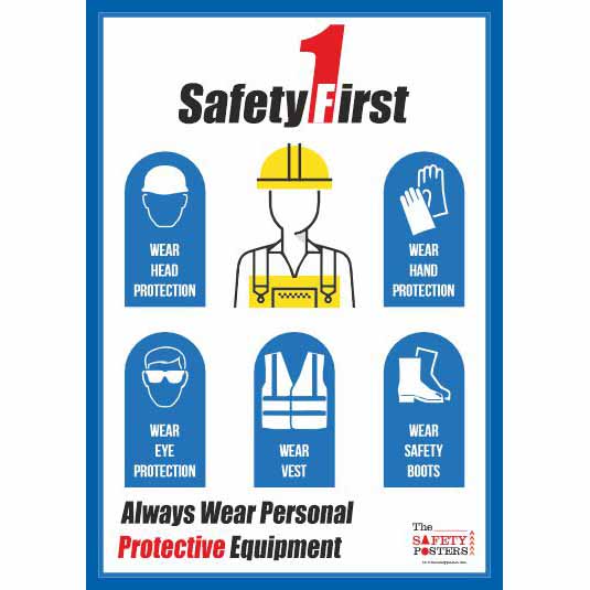 Construction Safety – Safety First – thesafetyposters.com